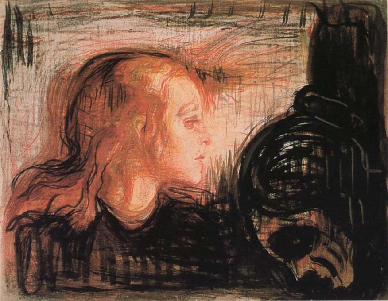 Edvard Munch The Children is ill